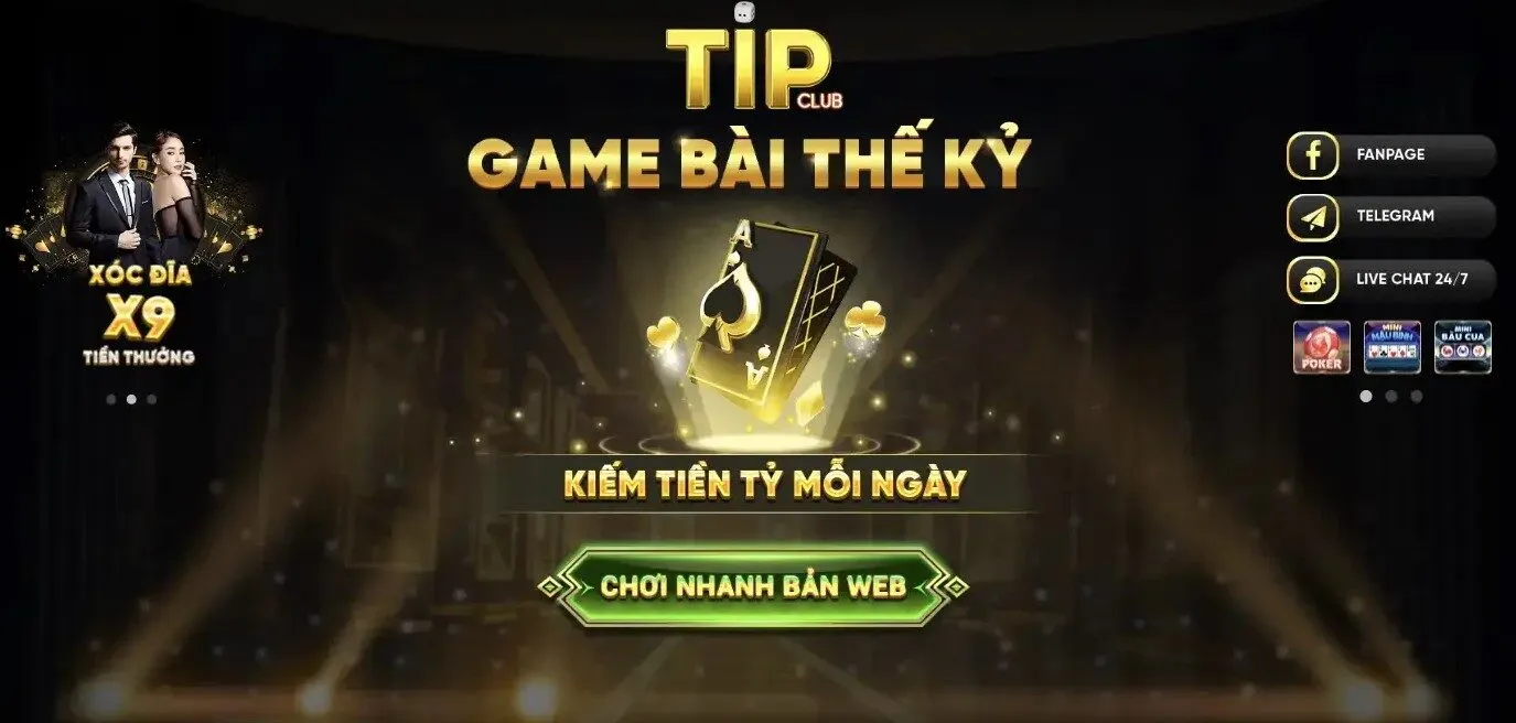 Game b&agrave;i đổi thưởng Tipclub