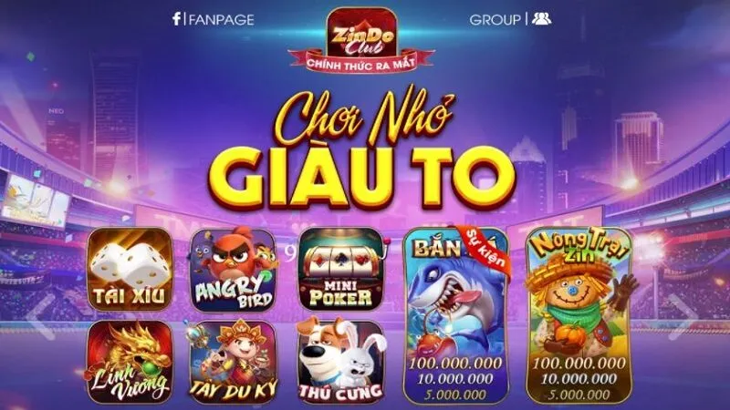 Zindo - Cổng Game Nổ Hũ Uy T&iacute;n Với Tỷ Lệ Thắng Cao