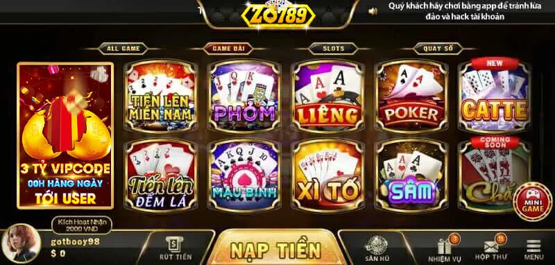 Zo789 - Cổng game nổ hũ đổi thưởng uy t&iacute;n, trả thưởng 500 tỷ