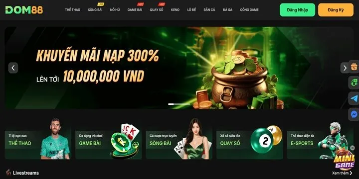 Dom88 dần trở th&agrave;nh xu hướng mới trong 2025